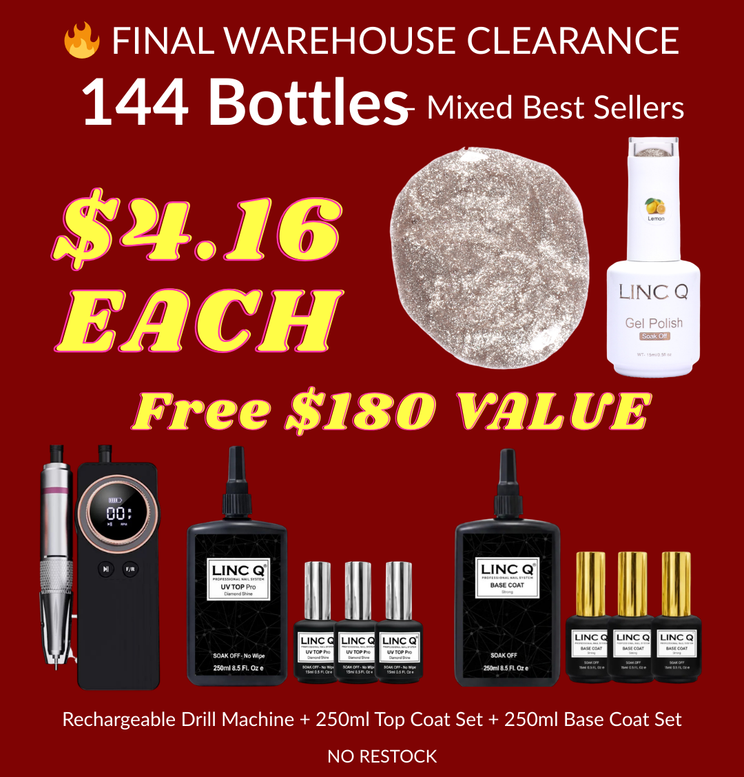 Final Mixed Gel Bundle – 144 Bottles