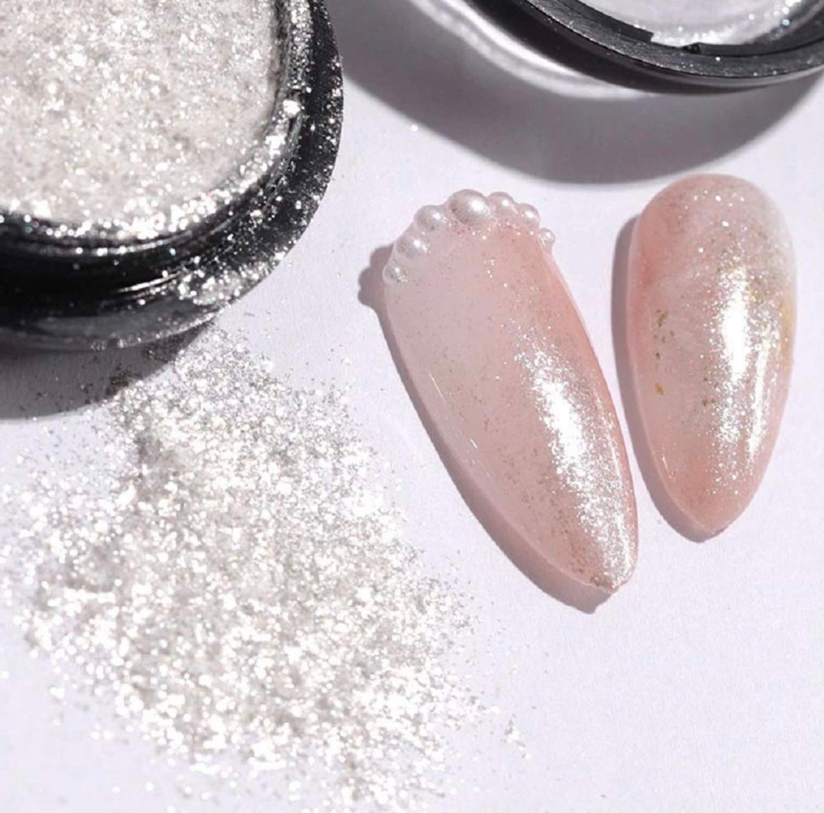 Nail Gloss Powder Brightest Glitter Nail Dust Ultrathin Nail Art Pigments