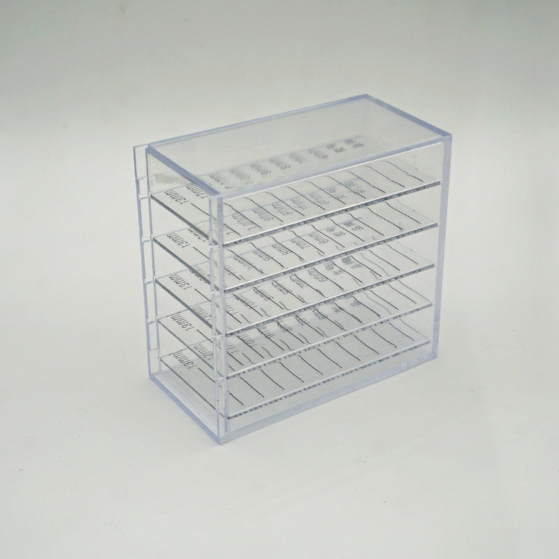 Extension eyelash storage box