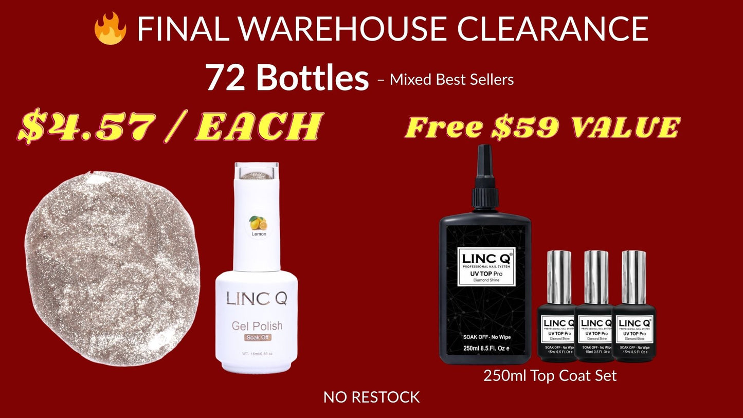 Final Mixed Gel Bundle – 72 Bottles