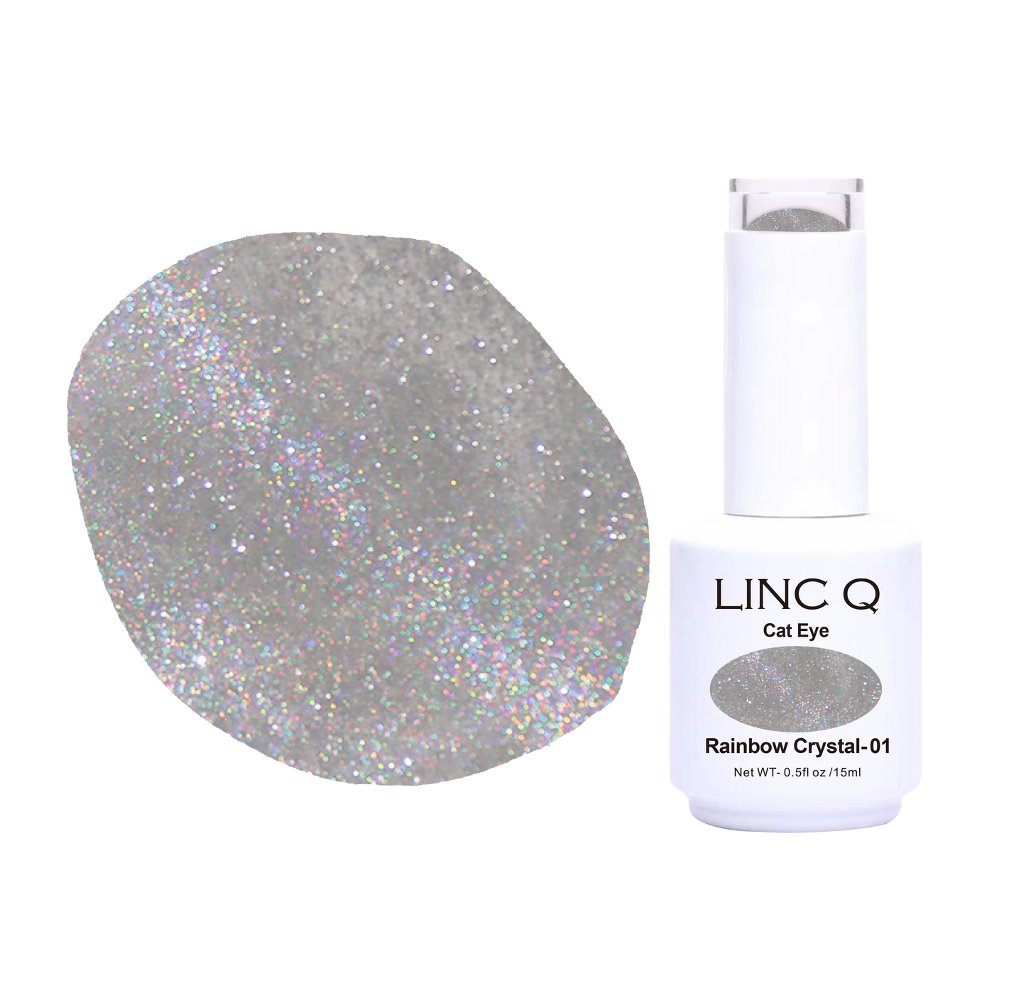 Rainbow Crystal Cat Eye Gel