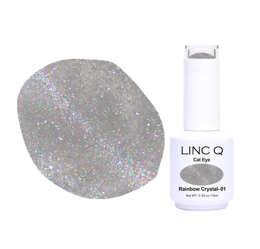 Rainbow Crystal Cat Eye Gel