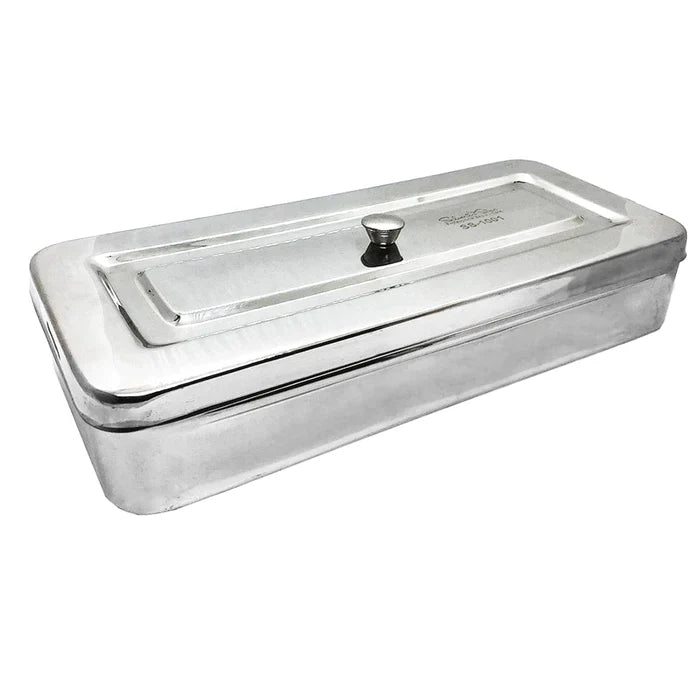 SILVER STAR - STAINLESS STEEL STERILING BOX LARGE # SS-1001