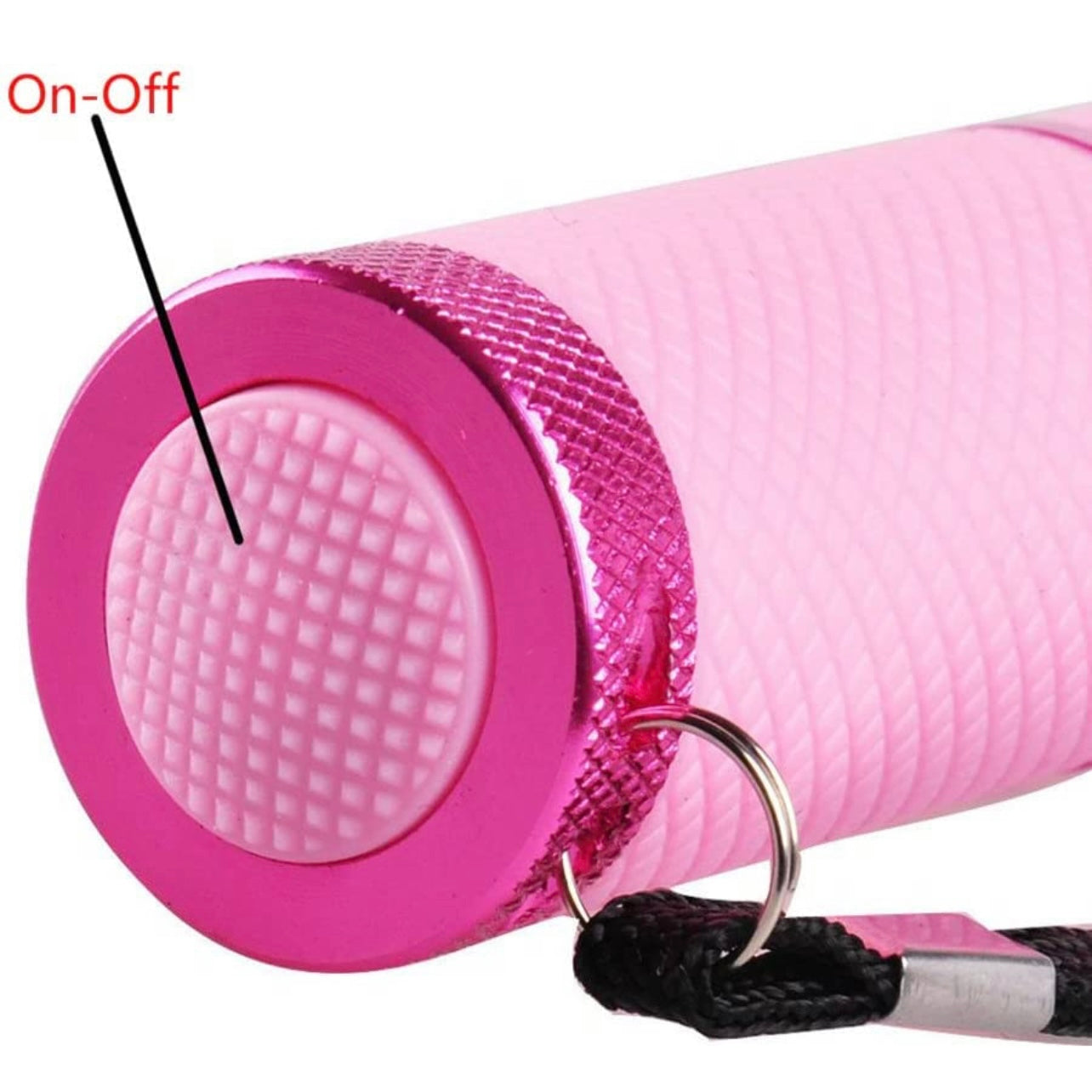 9 LED Small Glow Nail Lamp,Mini UV Nail Dryer for Gel Nails Polish,Portable Flashlight for Nail Art Pink