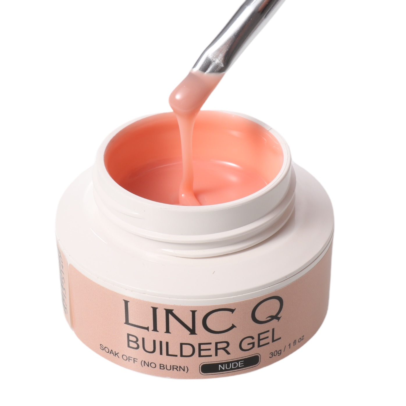 【Thick】 Colored Soak-off Builder Gel 30g - LINC Q