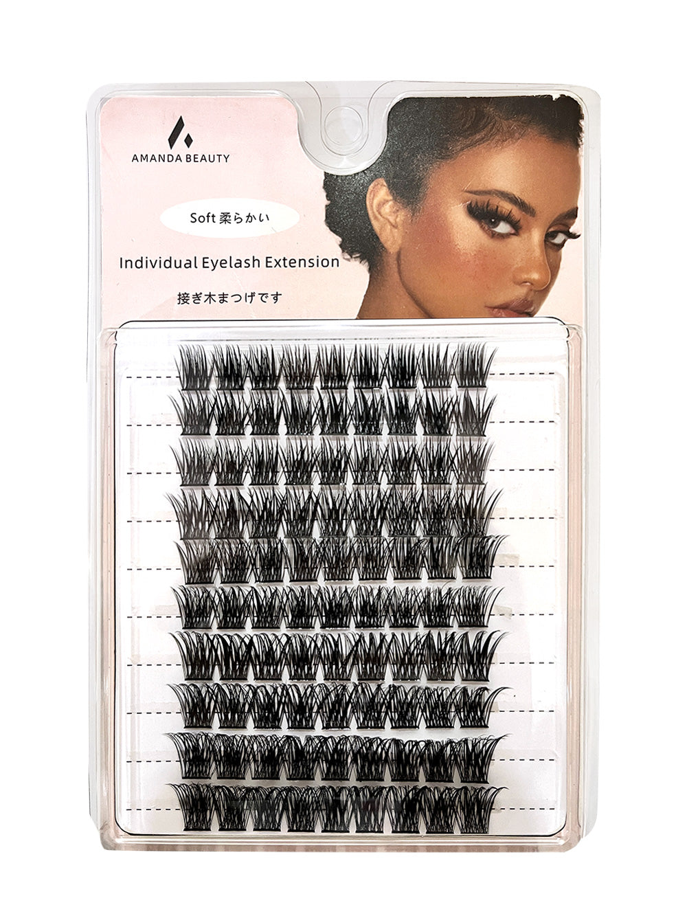 CC&DD Curl - DIY False Eyelash Extension at Home - Synthetic Artificial Cosplay Individual Cluster Eyelashes