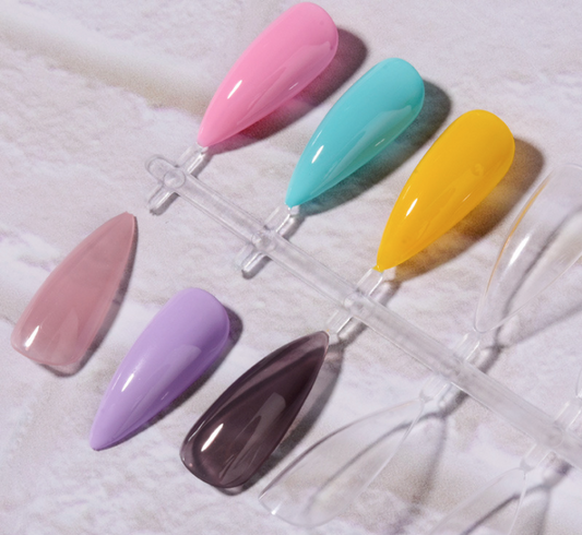 480pcs Stiletto Almond Oval Pointy Nail Tips