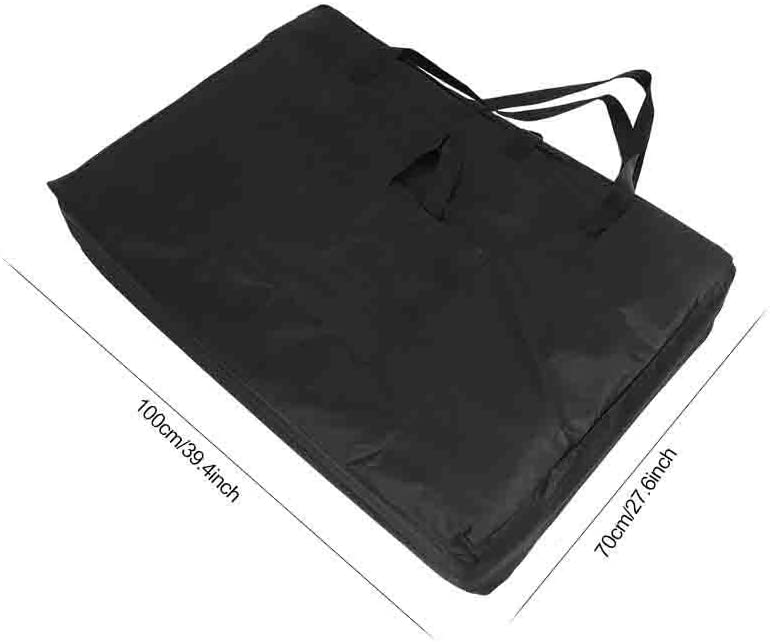 Black Universal Portable Massage Bed Carrying Bag Canvas Shoulder Bag for Spa Tables Accessories